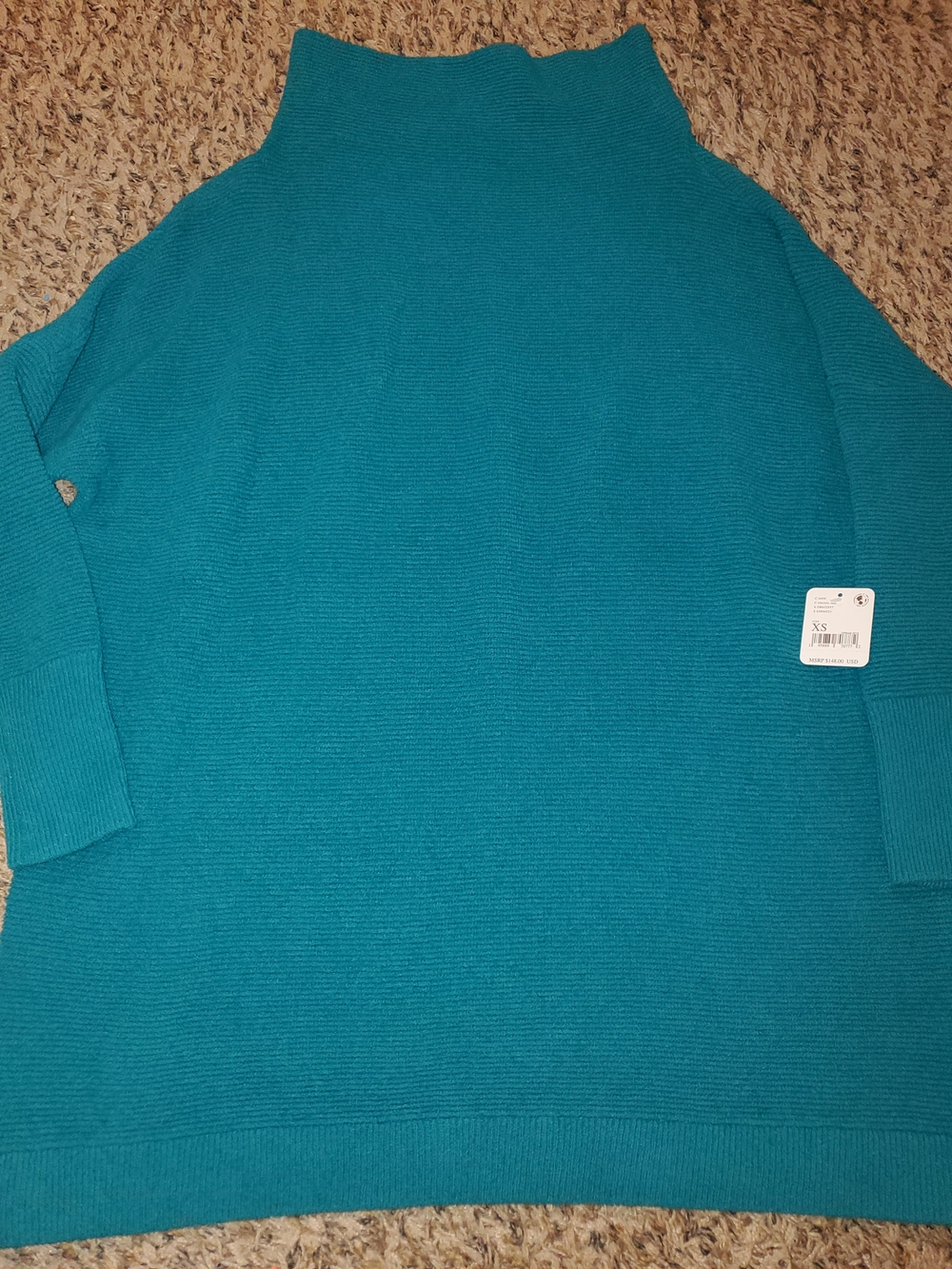 Free People Teal Mini Dress